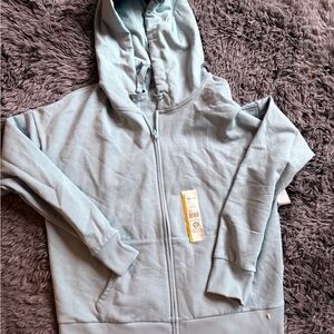 Time and Tru Soft Blue Hoodie